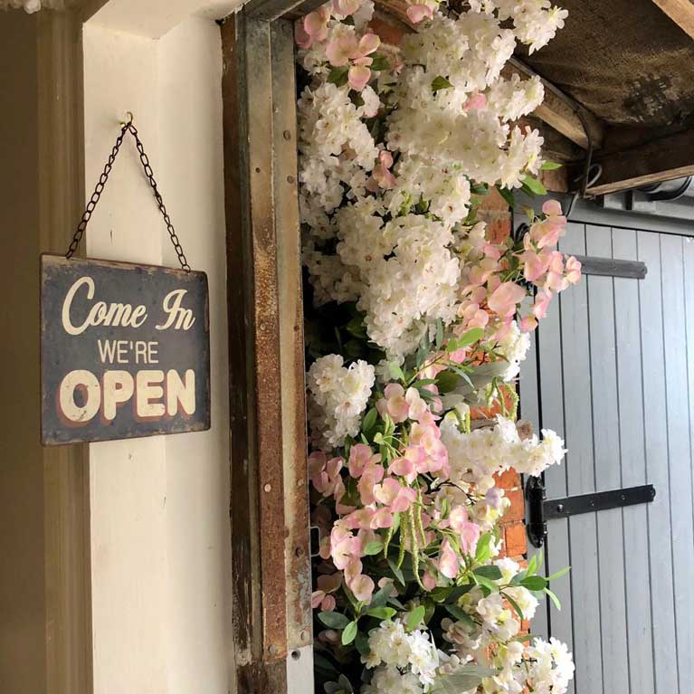 blossom branch florist shop craythorne farm entrance