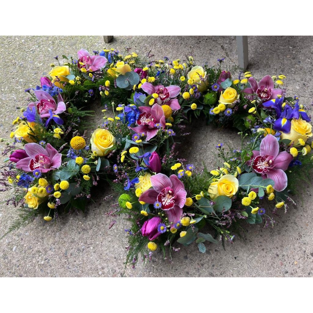 Double Heart Funeral Tribute Burton on Trent