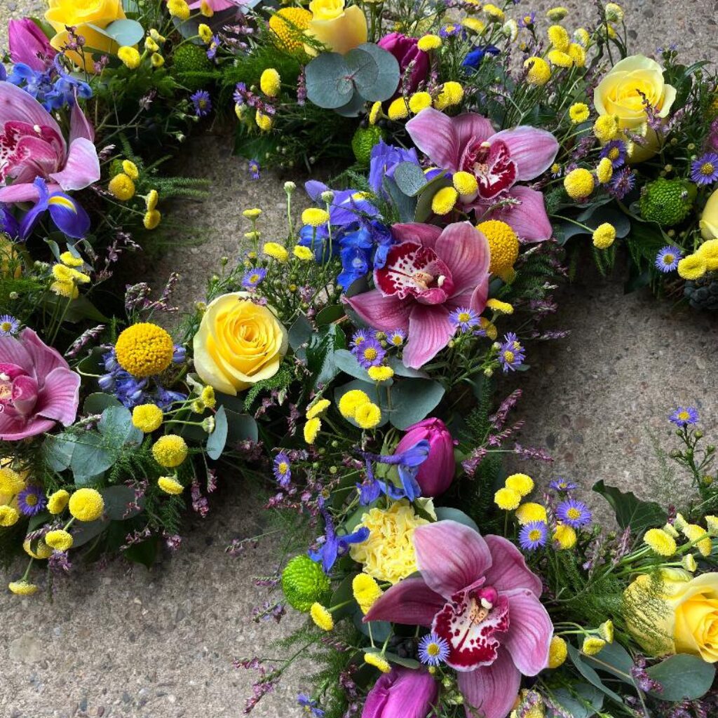 Double Heart Funeral Tribute Burton on Trent
