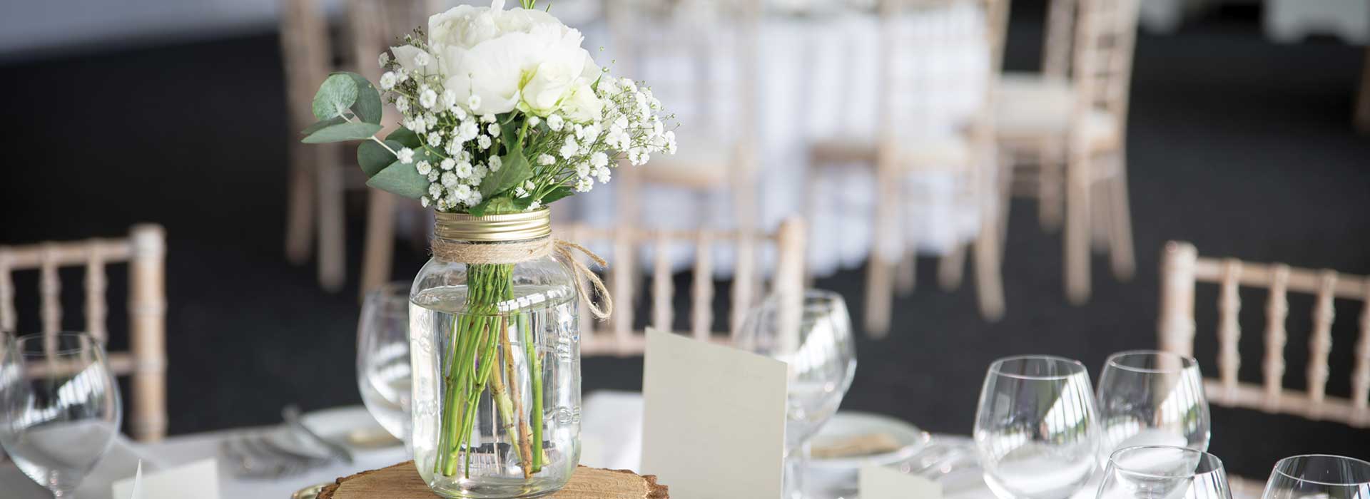 wedding flower table centers